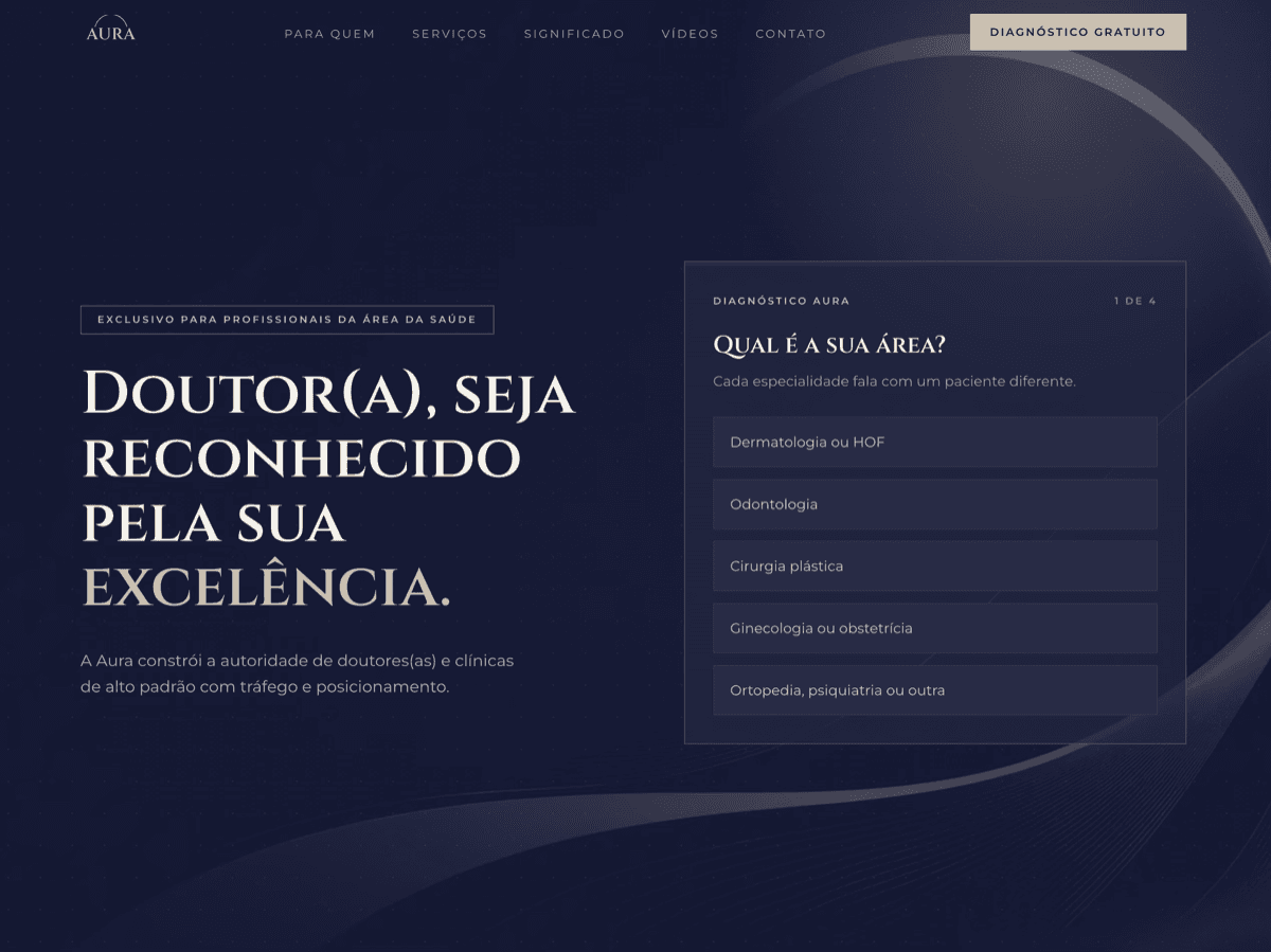 Aura - Landing Page